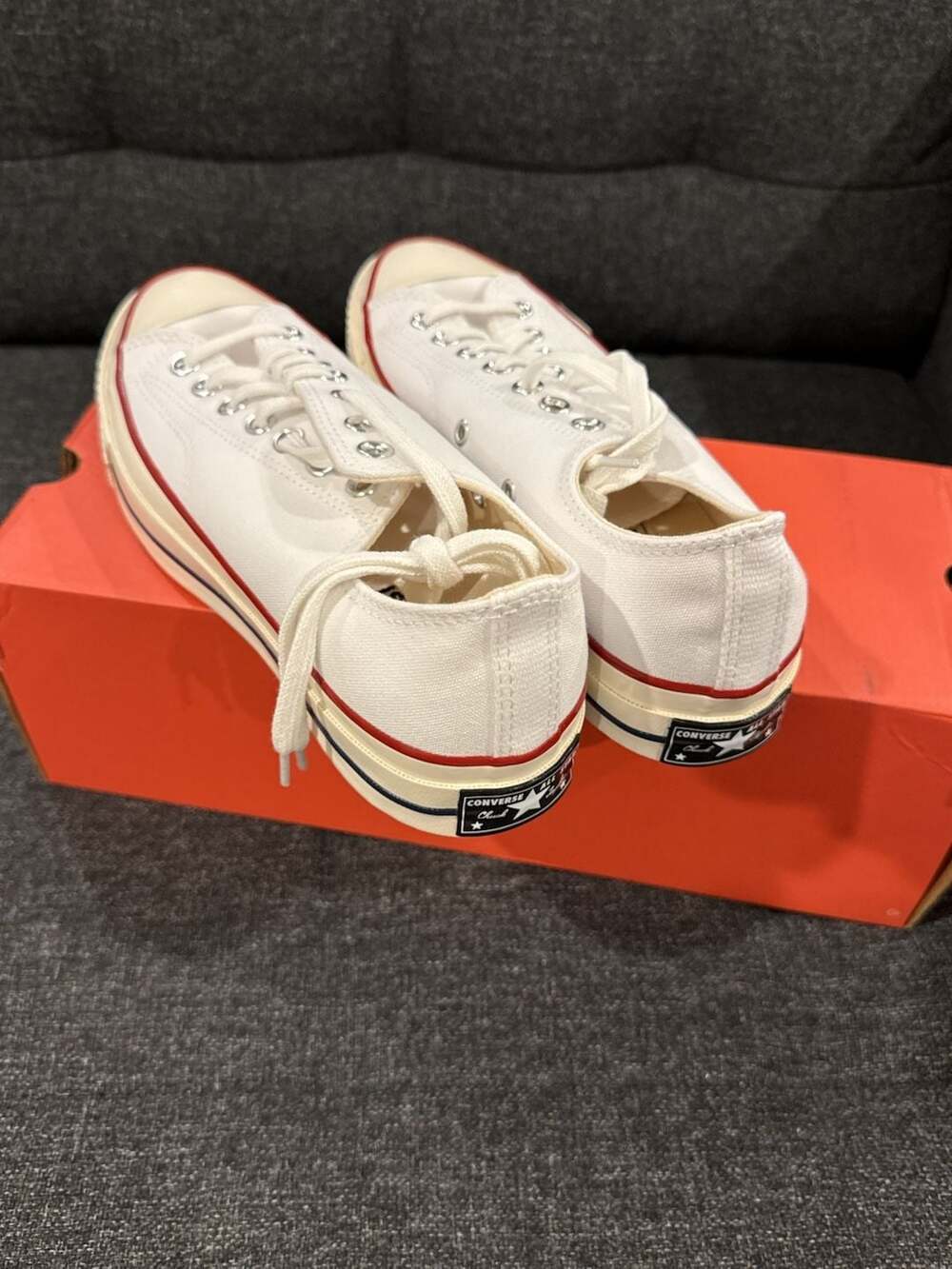 Converse Chuck 70 Low White Garnet Egret 162065C - 8.5M / 10.5W - Picture 3 of 9